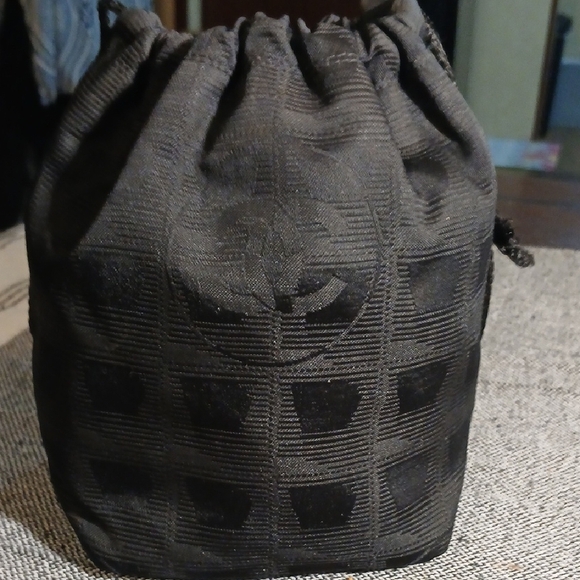 Chanel Black Drawstring Pouch - Picture 1 of 15